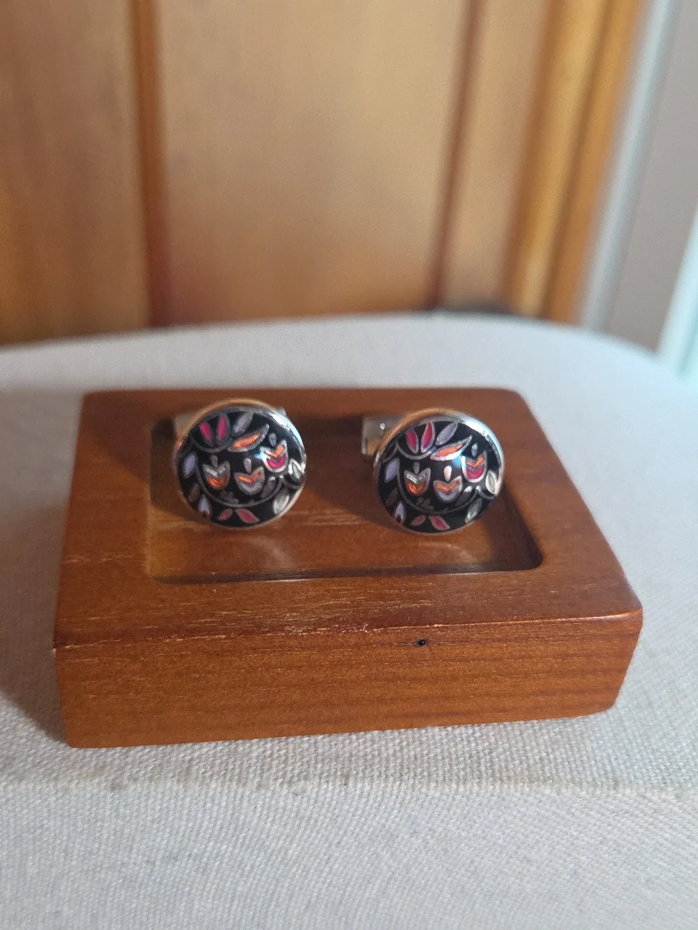 Duchamp London Enamel Cufflinks